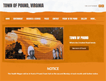 Tablet Screenshot of poundva.com